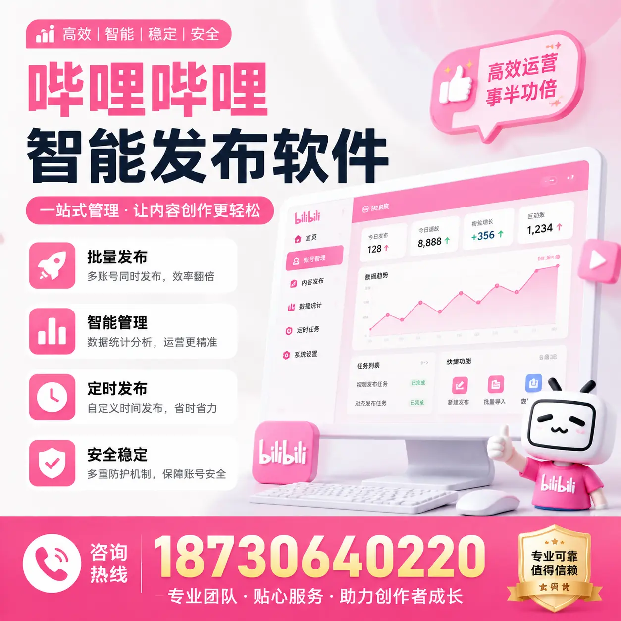 如何评估哔哩哔哩智能发布软件的ROI？沧州 企业必读